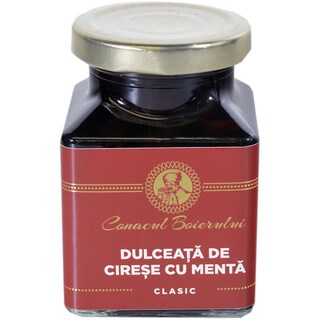 Conacul Boierului | Dulceata de cirese si menta 260g