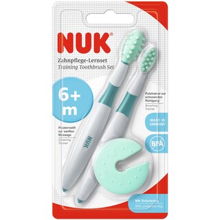 NUK | Set 2 perii masaj gingii + inel protectie