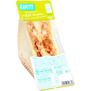 Mega Apetit | Sandwich cu snitel de pui, gogosari si castraveti murati 170g