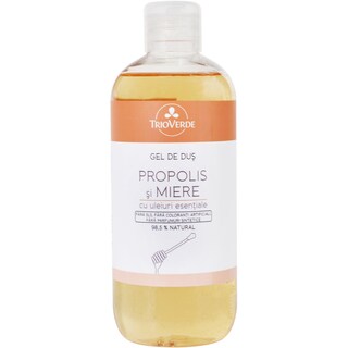 Trio Verde | Gel de dus cu propolis si miere 300ml