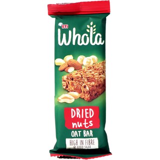 Whola | Baton cu fulgi de ovaz, alune si migdale  35g