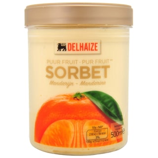Delhaize | Sorbet mandarine 500ml