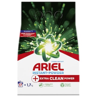 Ariel | Detergent Extra Clean Power, 17 spalari, 1.7kg