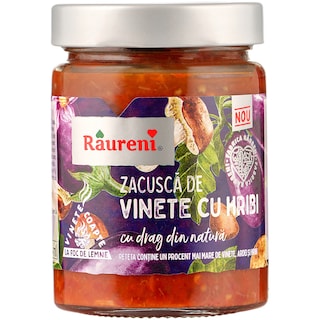 Raureni | Zacusca de vinete cu hribi 320g