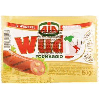 Aia | Wudy | Crenvursti cu branza, pui si curcan 150g