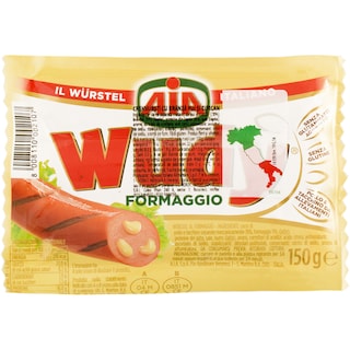Aia | Wudy | Crenvursti cu branza, pui si curcan 150g