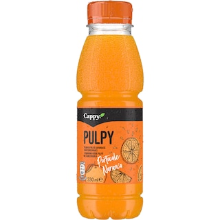 Cappy Pulpy | Bautura racoritoare necarbogazoasa cu suc de portocale 330ml