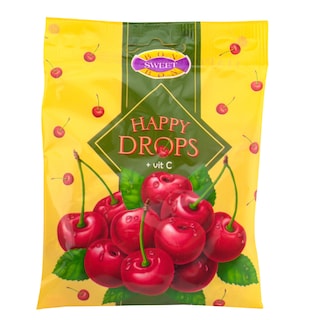 Bon Sweet Bon | Happy Drops | Bomboane cu aroma de visine 70g