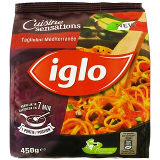 Iglo | Cuisine Sensation | Paste tagliolini mediteraneene 450g