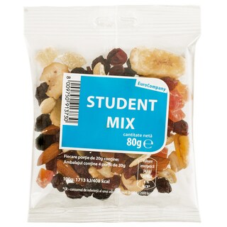 Euro Company | Mix de fructe uscate 80g