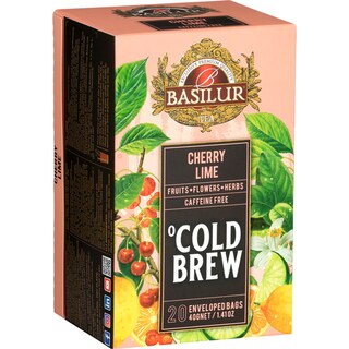 Basilur | Ceai Cold Brew Cherry Lime, fara cafeina 2x20g