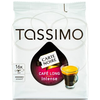 Tassimo | Carte Noire | Cafea capsule Cafe Long Intense 16 T-discuri 128g
