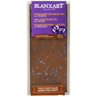Blanxart | Ciocolata cu lapte si violeta 100g