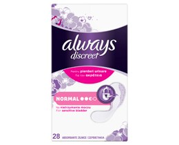 Always Discreet | Absorbante pentru pierderi urinare, Normal, 28 bucati