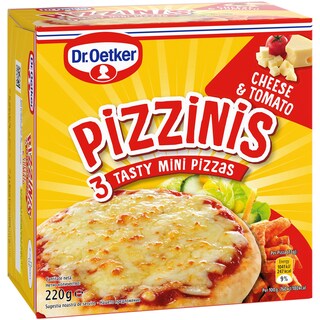 Dr. Oetker | Pizzinis | Pizza cu rosii si branza 220g