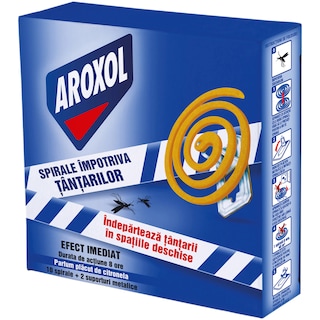 Aroxol | Spirale impotriva tantarilor, 10 bucati