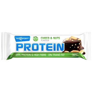 MaxSport | Baton proteic cu glazura de cacao si arahide 60g