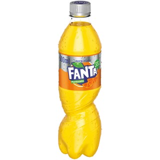 Fanta Zero Zahar | Bautura racoritoare carbogazoasa zero cu aroma de portocale 500ml