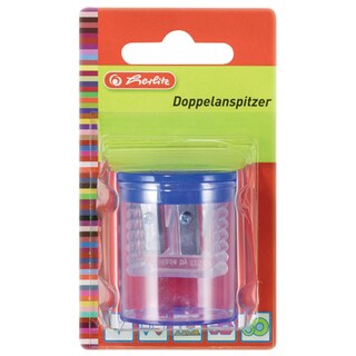 Herlitz | Ascutitoare dubla cu container, diverse culori