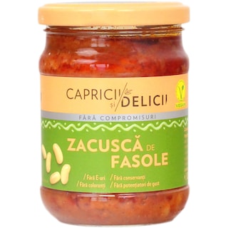 Capricii si Delicii | Zacusca de fasole 250g