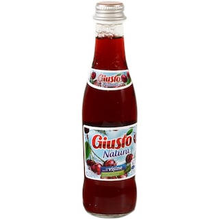 Giusto | Natura | Bautura racoritoare necarbogazoasa cu suc de visine 250ml