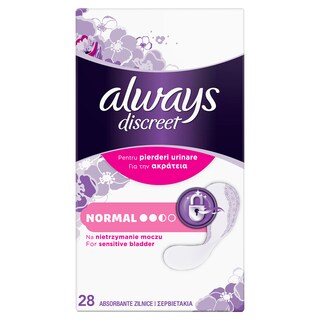 Always Discreet | Absorbante pentru pierderi urinare, Normal, 28 bucati