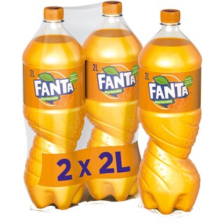 Fanta | Bautura racoritoare carbogazoasa cu aroma de portocale 2x2L