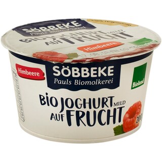 Sobbeke | Iaurt bio zmeura 3.8%grasime 200g