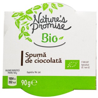 Nature's Promise Bio | Spuma de ciocolata 90g