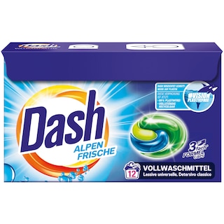 Dash | Detergent Alpen Frische, 12 capsule