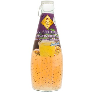 Regal Thai | Bautura racoritoare necarbogazoasa cu suc de fructul pasiunii si seminte de busuioc 290ml