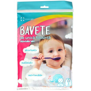 Synek Kids | Bavete de unica folosinta, 0.5-3 ani, 5 buc.