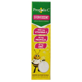 Propolis C | Comprimate efervescente, 20 buc
