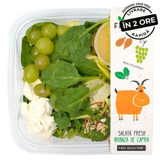 Frufru | Salata fresh cu branza de capra 220g