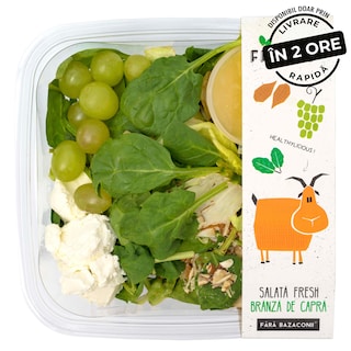 Frufru | Salata fresh cu branza de capra 220g