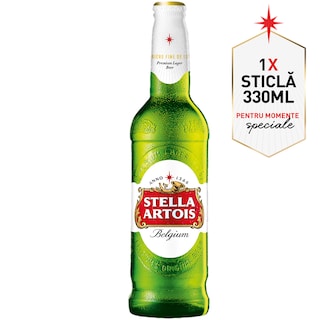 Stella Artois | Bere blonda superioara 0.33L