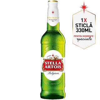 Stella Artois | Bere blonda superioara 0.33L