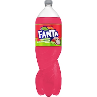 Fanta Zero Zahar | Bautura carbogazoasa cu gust de zmeura, lamaie verde si baobab 2L