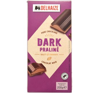 Delhaize | Cicolalata neagra cu umplutura pralina 200g