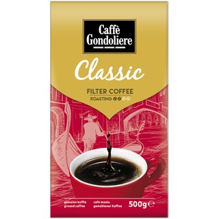 Caffe Gondoliere | Cafea macinata mediu prajita 500g