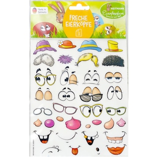 Heitmann | Abtibilduri amuzante pentru oua, 1 folie