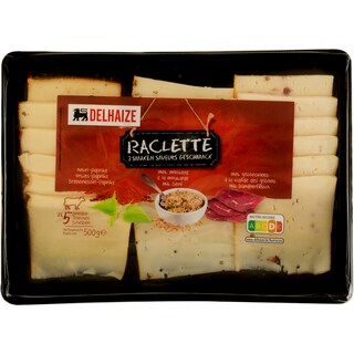 Delhaize | Raclette platou branzeturi 3 sortimente 500g