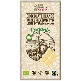 Chocolates Sole | Ciocolata alba bio 100g