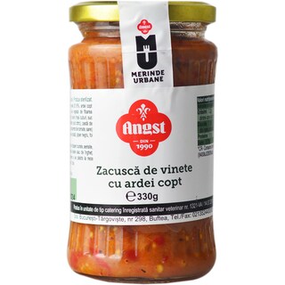 Angst | Zacusca de vinete cu ardei copt 330g