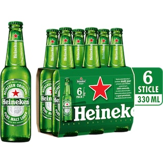 Heineken | Bere blonda 6x0.33L