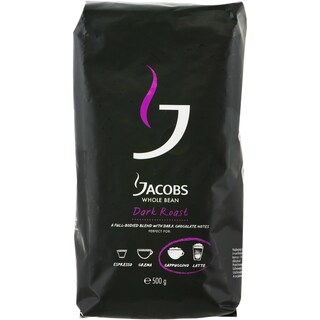 Jacobs | Cafea boabe dark roast 500g