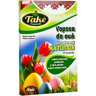 Take | Vopsea de oua din coloranti naturali, 4 culori