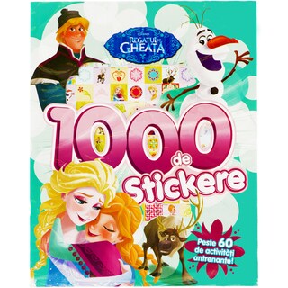 Disney | Carte cu 1000 de stickere cu peste 60 activitati antrenante - Regatul de Gheata