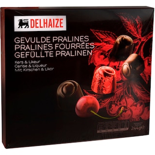 Delhaize | Praline cu cirese si lichior 244g