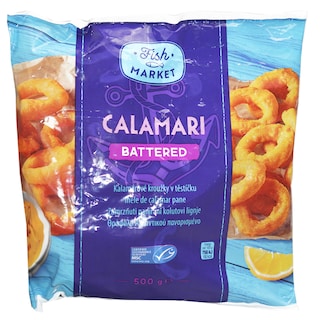 Fish Market | Inele de calamar pane 500g